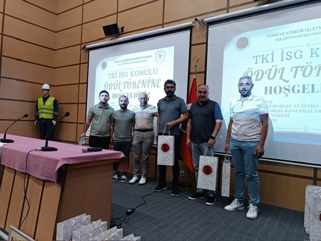 EGE LİNYİTLERİ İŞLETME MÜDÜRLÜĞÜ İSG YARIŞMASI ÖDÜL TÖRENİ
