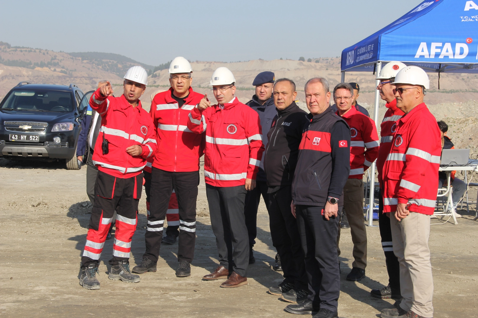 Garp Linyitleri İşletme Müdürlüğü’nde Yerüstü 2. Seviye Maden Tatbikatı Gerçekleştirildi